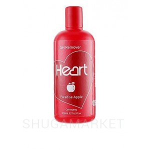 Жидкость для снятия гель-лака Heart (Райское яблоко), 500 мл